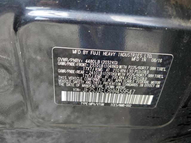 2017 SUBARU FORESTER 2 JF2SJAEC8HH459547