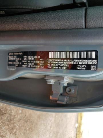 2016 JEEP RENEGADE T ZACCJBCT7GPD07830
