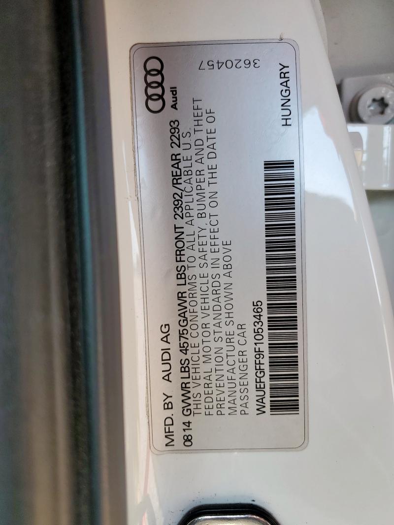 2015 AUDI A3 PREMIUM - WAUEFGFF9F1053465