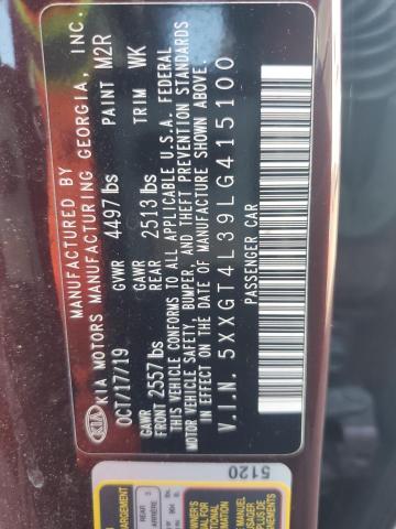 2020 KIA OPTIMA LX 5XXGT4L39LG415100
