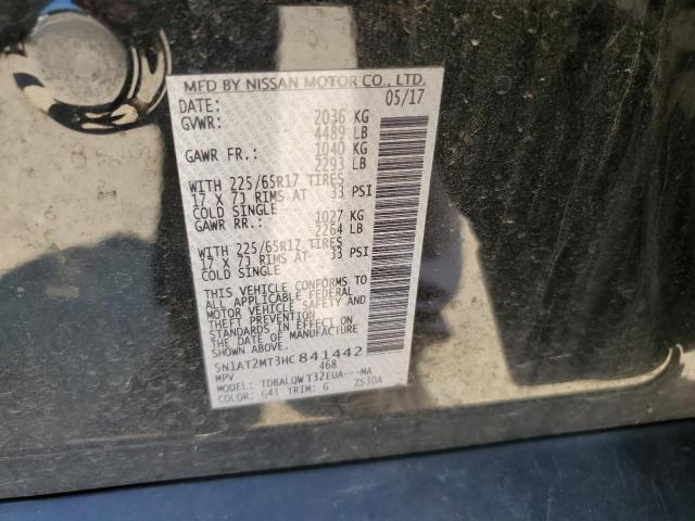 2017 NISSAN ROGUE S 5N1AT2MT3HC841442