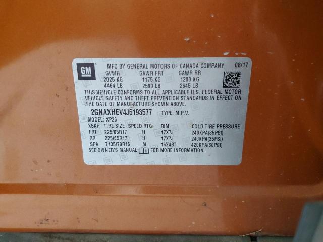 2018 CHEVROLET EQUINOX LS 2GNAXHEV4J6193577