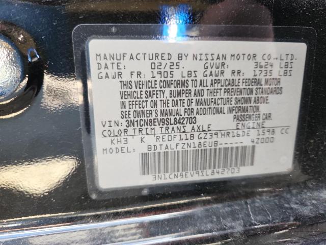 2025 NISSAN VERSA SV 3N1CN8EV9SL842703