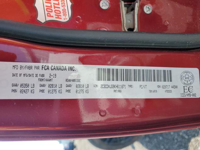 2019 DODGE CHARGER SX 2C3CDXJG9KH611671