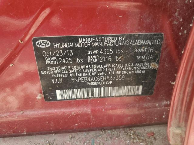 2014 HYUNDAI SONATA GLS - 5NPEB4AC6EH837359