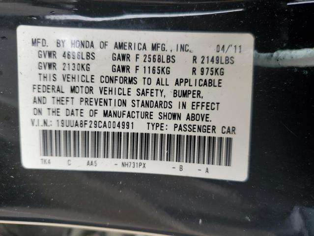 2012 ACURA TL - 19UUA8F29CA004991