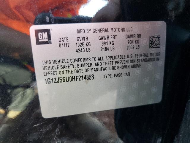 2017 CHEVROLET MALIBU HYBRID - 1G1ZJ5SU0HF214358