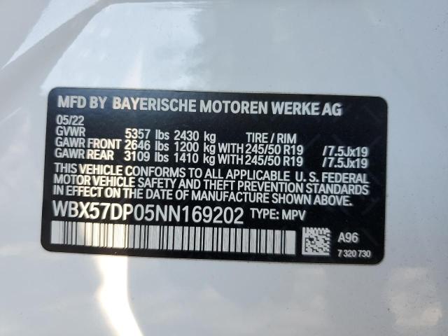 2022 BMW X3 XDRIVE3 - WBX57DP05NN169202