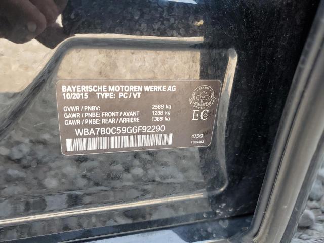 2016 BMW 750 XI - WBA7B0C59GGF92290