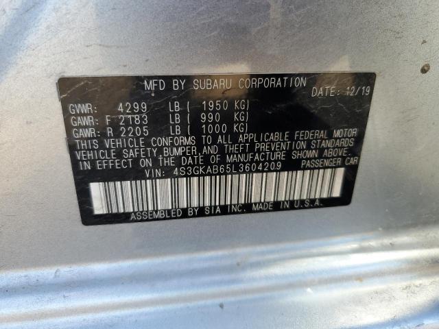 2020 SUBARU IMPREZA - 4S3GKAB65L3604209