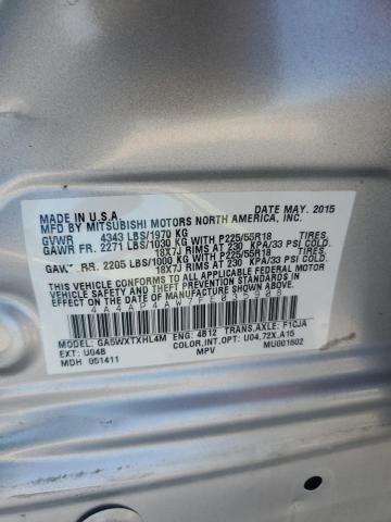 2015 MITSUBISHI OUTLANDER 4A4AP4AW7FE035908