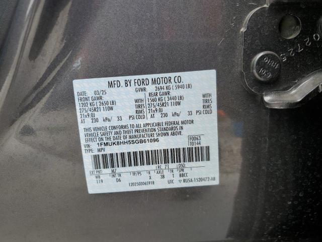 2025 FORD EXPLORER P - 1FMUK8HH5SGB61096