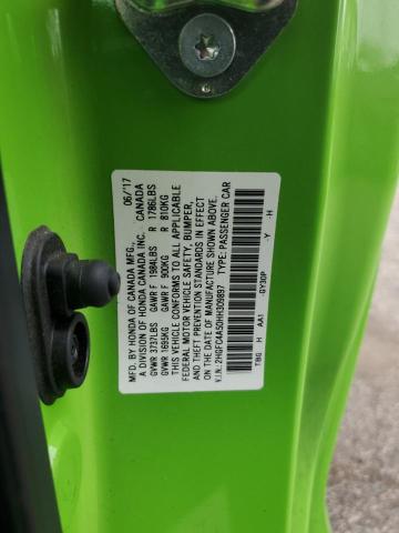 2017 HONDA CIVIC LX 2HGFC4A50HH309897