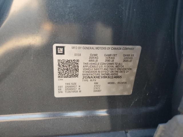 2019 CHEVROLET EQUINOX LS 2GNAXHEV8K6114865