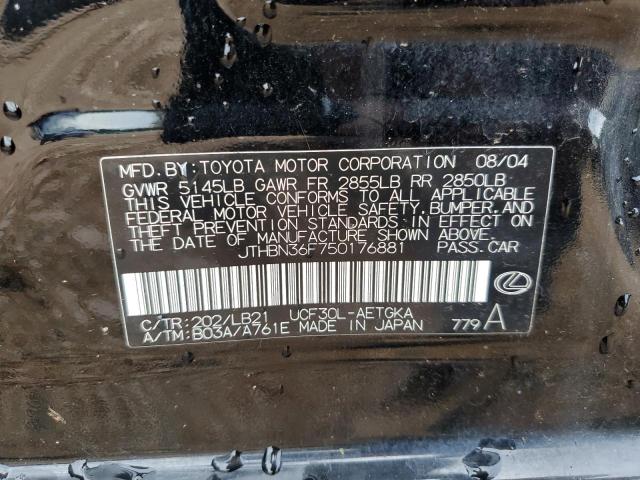 2005 LEXUS LS 430 #3285556267