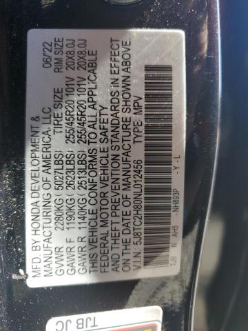 2022 ACURA RDX A-SPEC 5J8TC2H80NL012456
