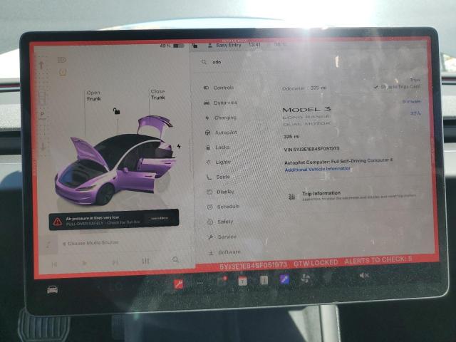 2025 TESLA MODEL 3 5YJ3E1EB4SF051973