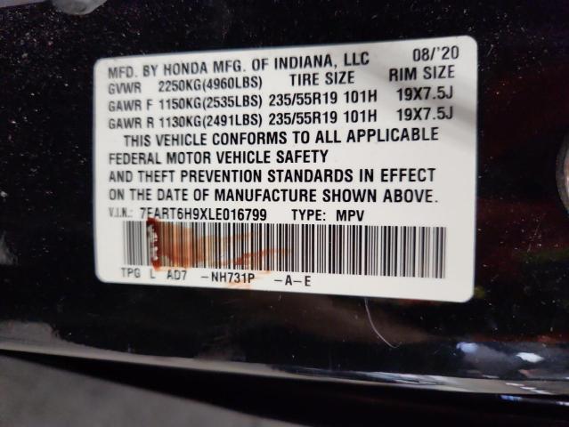 2020 HONDA CR-V TOURI 7FART6H9XLE016799