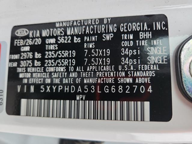 2020 KIA SORENTO EX 5XYPHDA53LG682704