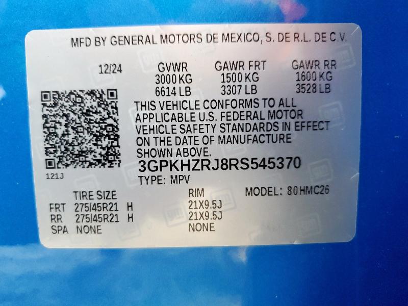 2024 HONDA PROLOGUE E 3GPKHZRJ8RS545370