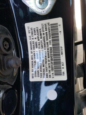 2017 HONDA CIVIC LX - 19XFC2F56HE018344