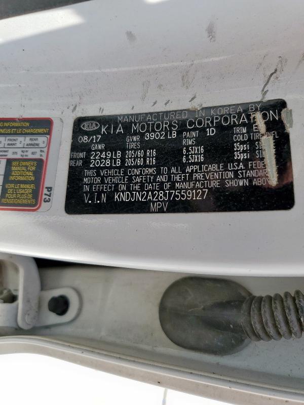 2018 KIA SOUL KNDJN2A28J7559127