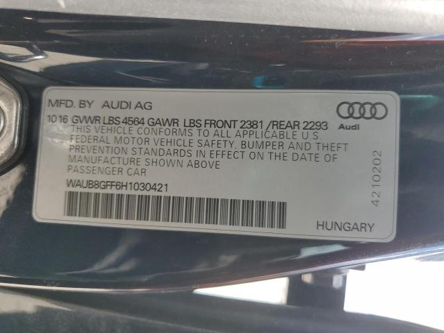 2017 AUDI A3 PREMIUM #3270845415