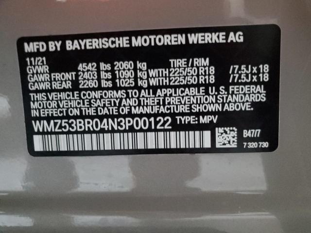 2022 MINI COOPER S C WMZ53BR04N3P00122