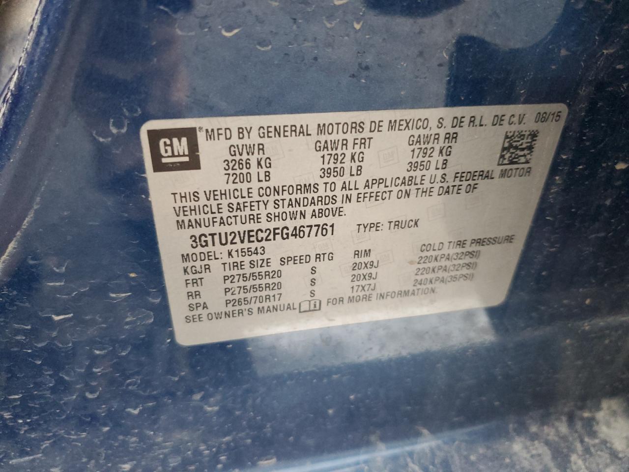 GMC SIERRA 1500 K1500 SLT