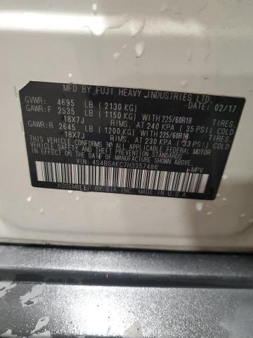 2017 SUBARU OUTBACK 2. 4S4BSAKC7H3357486