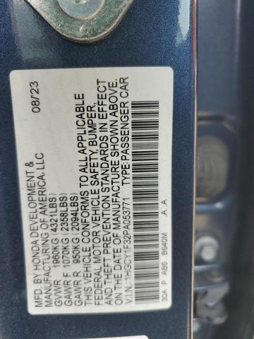 2023 HONDA ACCORD EX 1HGCY1F32PA053771