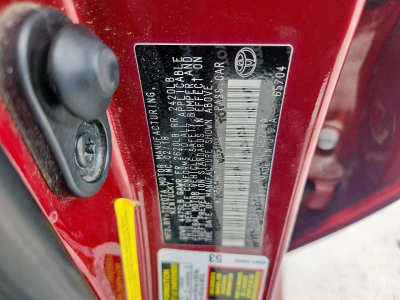 2018 TOYOTA CAMRY XSE 4T1B61HK7JU585104