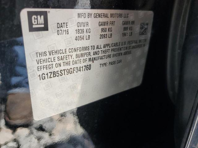 2016 CHEVROLET MALIBU LS 1G1ZB5ST9GF341760