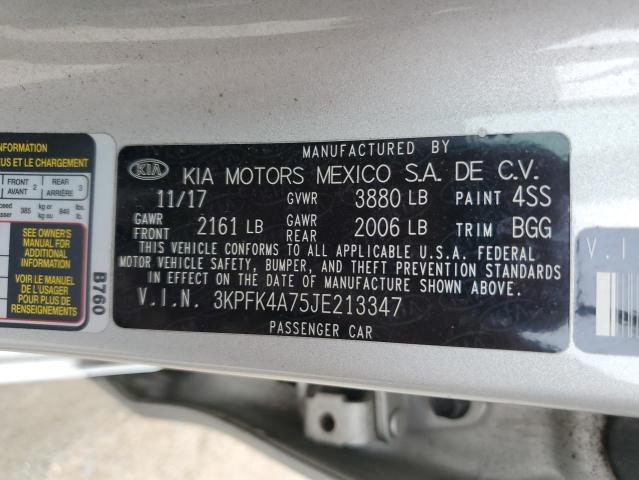 2018 KIA FORTE LX 3KPFK4A75JE213347