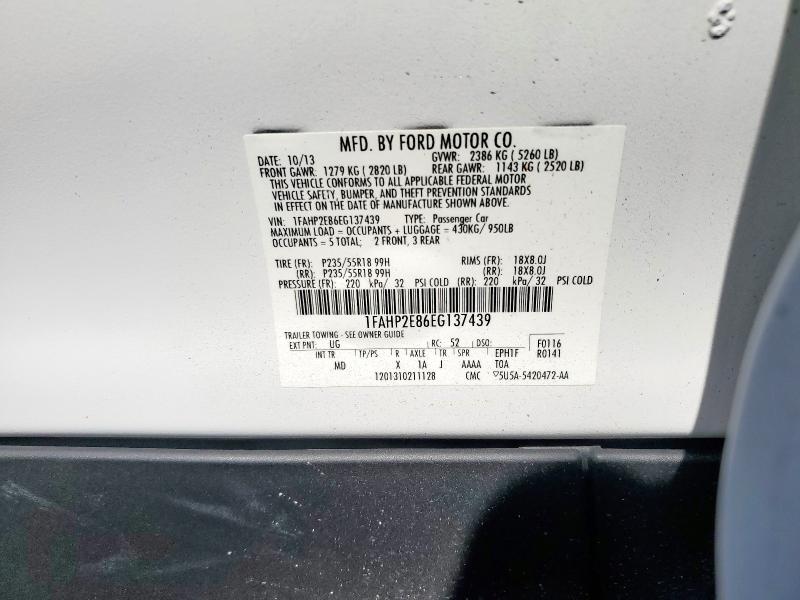 2014 FORD TAURUS SEL - 1FAHP2E86EG137439