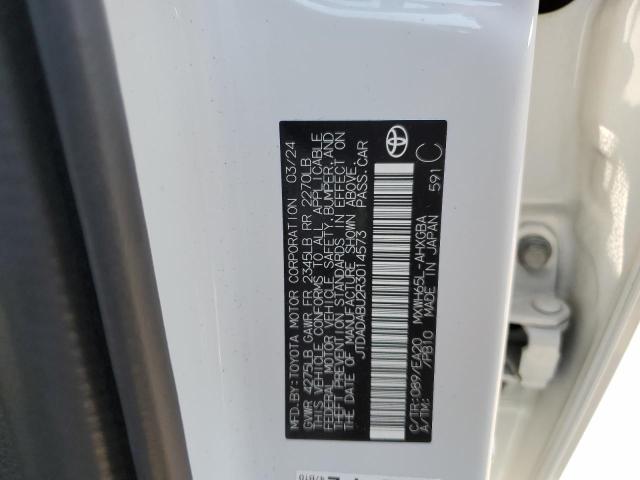 2024 TOYOTA PRIUS LE JTDADABU2R3014573