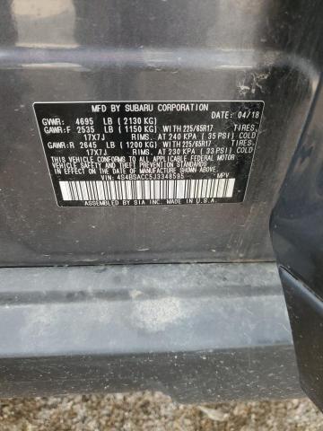 2018 SUBARU OUTBACK 2. 4S4BSACC5J3348595