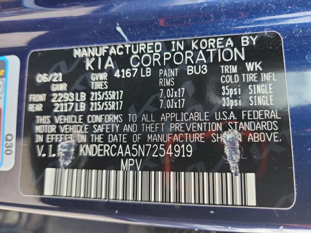 2022 KIA SELTOS EX KNDERCAA5N7254919