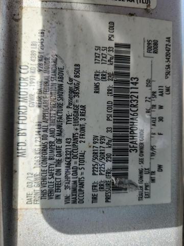 2012 FORD FUSION SE #3279670914