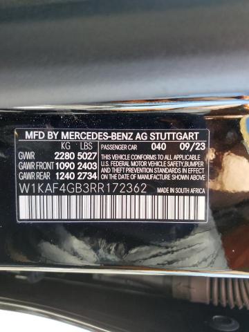 2024 MERCEDES-BENZ C 300 W1KAF4GB3RR172362