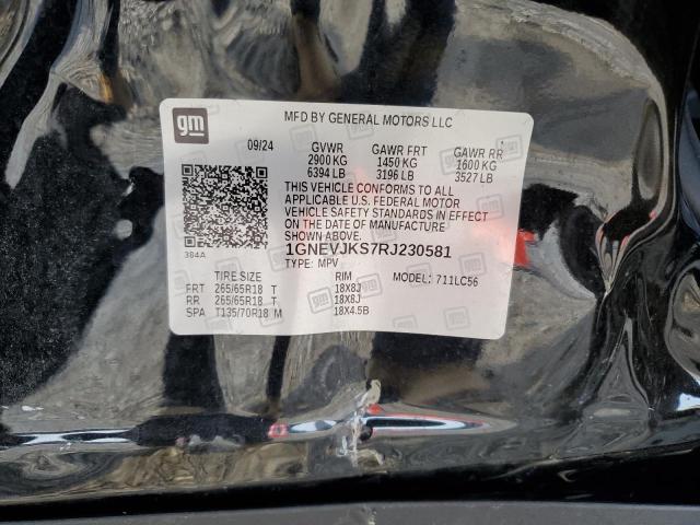2024 CHEVROLET TRAVERSE LT Z71 1GNEVJKS7RJ230581