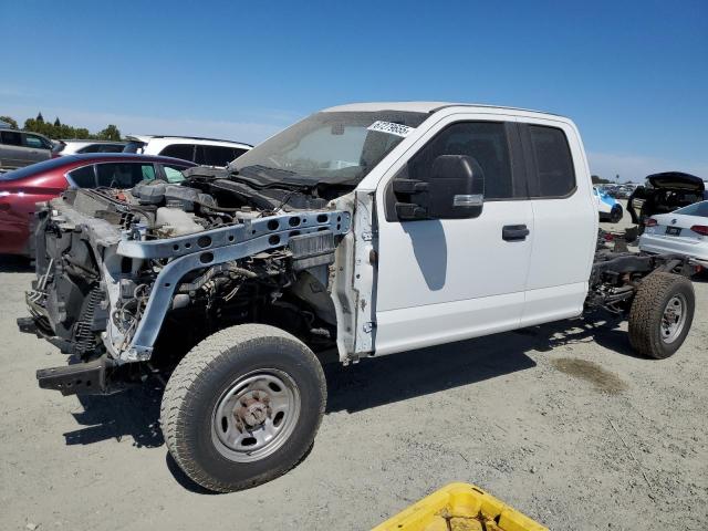 FORD F350 SUPER 2019 white  gas 1FD8X3B69KEC42014 photo #1