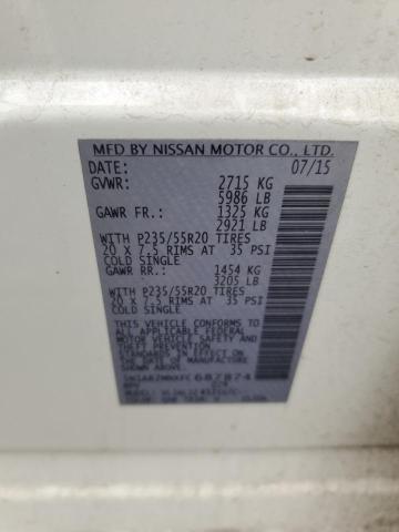 2015 NISSAN PATHFINDER S 5N1AR2MNXFC687874