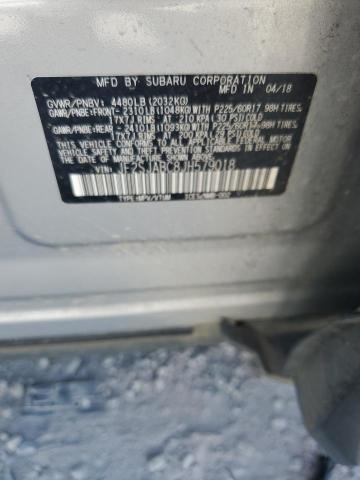2018 SUBARU FORESTER 2 JF2SJABC8JH579018