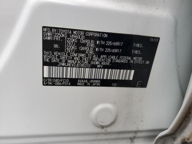 2018 TOYOTA RAV4 HV LE JTMRJREV2JD185210