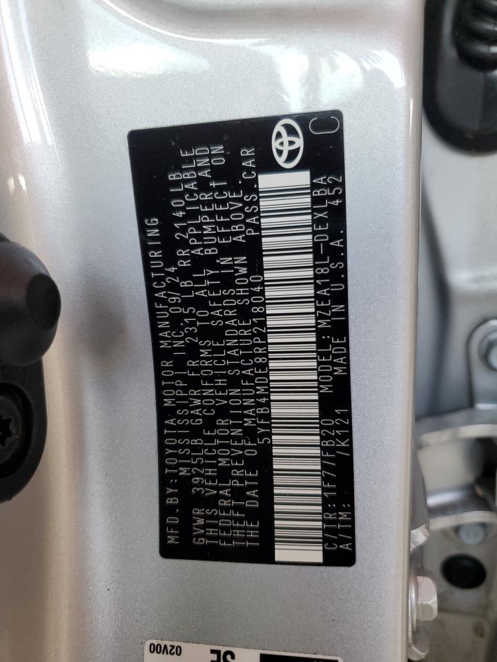 Lot #3301827334 2024 TOYOTA COROLLA LE