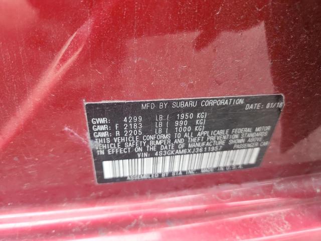 2018 SUBARU IMPREZA SP 4S3GKAM6XJ3611957