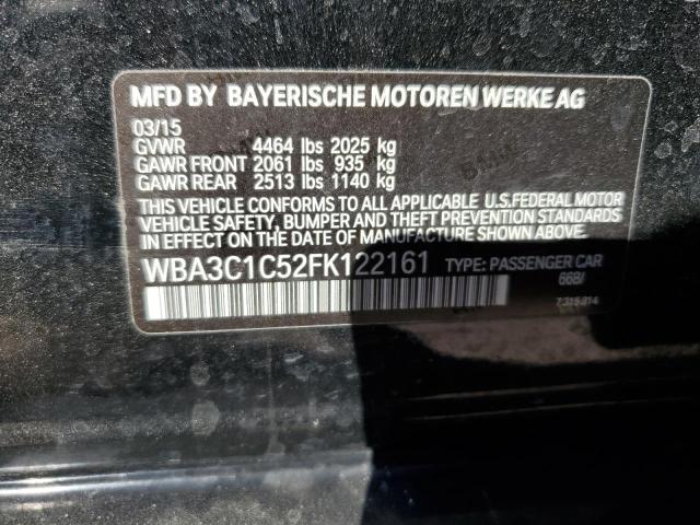 2015 BMW 328 I SULE WBA3C1C52FK122161