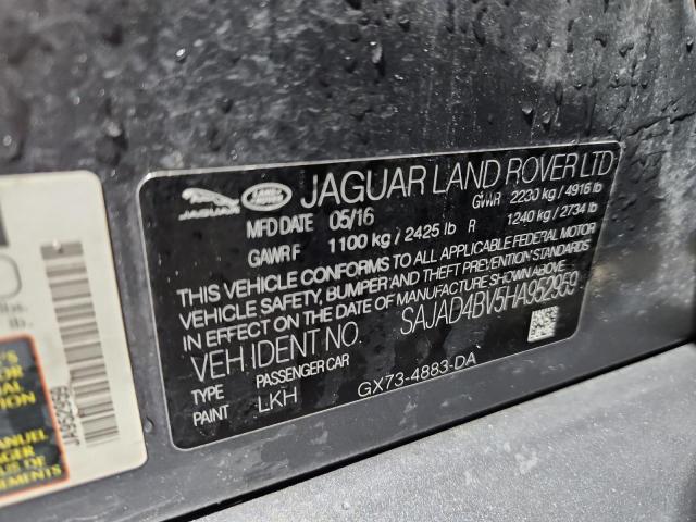 2017 JAGUAR XE PREMIUM SAJAD4BV5HA952959