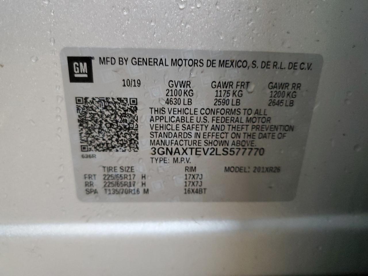 CHEVROLET EQUINOX LT